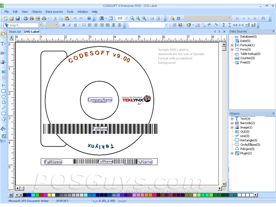 TekLynx CodeSoft 9 Barcode Label Software | POSGuys.com