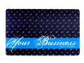 Alternate image for Diamond Plate w Blue Banner
