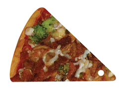 Keychain Card 1-Up Pizza Photo