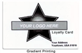 Alternate image for Custom Logo Customer Loyalty Card
