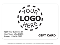 Alternate image for Custom Logo Gift Card