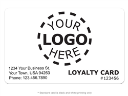 Custom Logo Customer Loyalty Card Photo