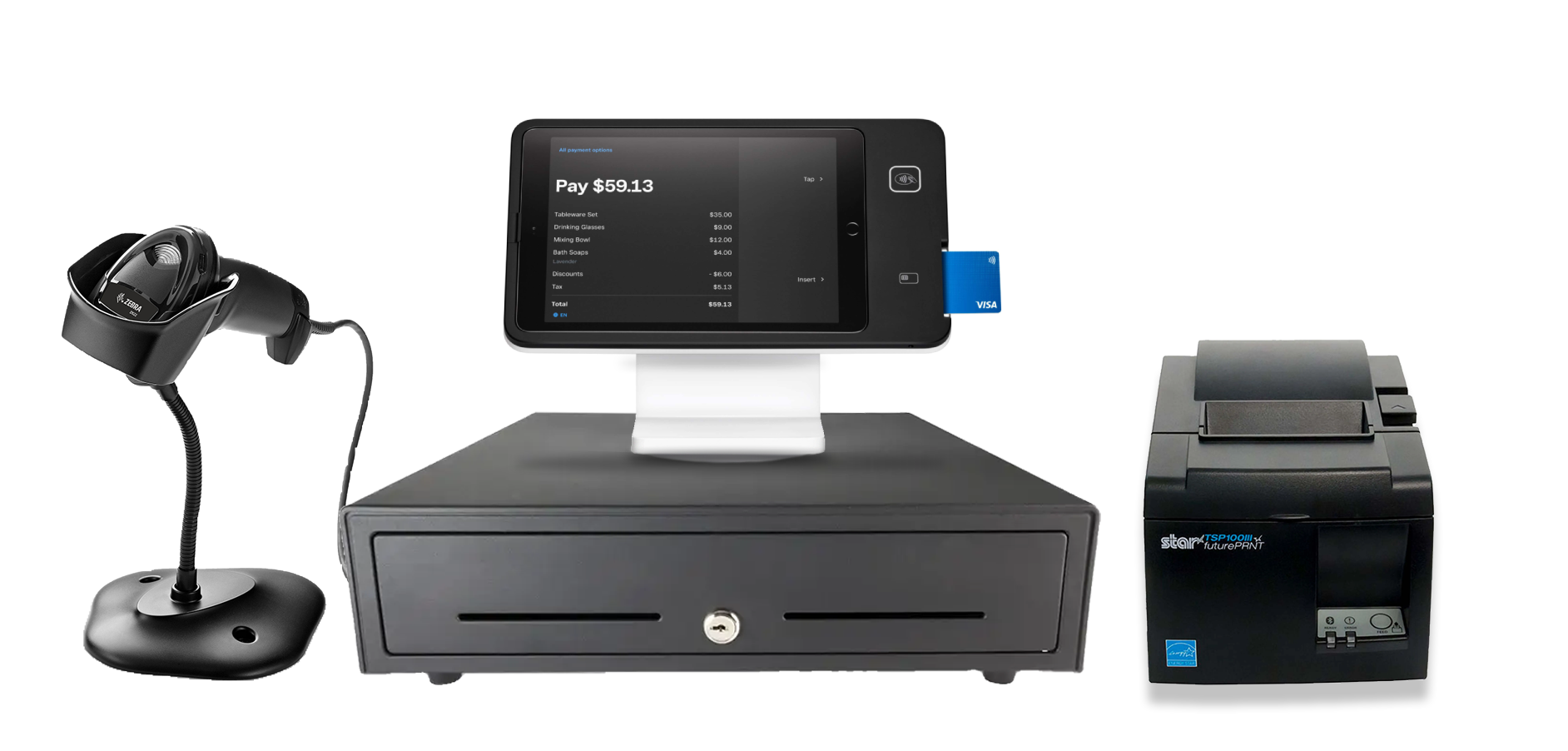 PG-iOS-Square-Stand iPad Register Hardware Kit | POSGuys.com